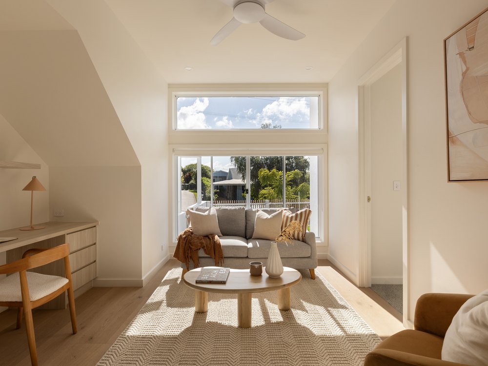 New-build living room interior